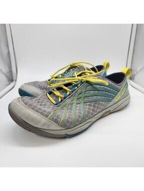 Merrell Barefoot Trail Glove Vibram Women's US 10.5 Gray Trail Running Shoes